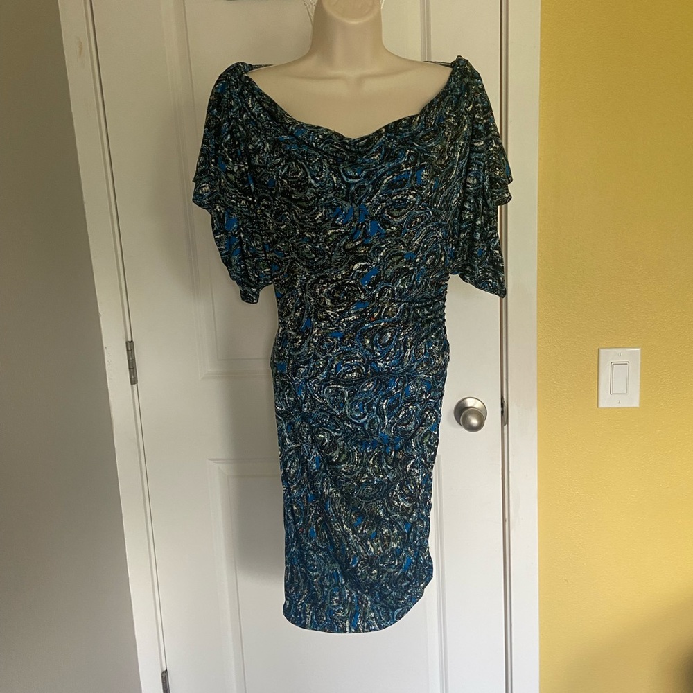 Catherine Malandrino Silk Midi Dress